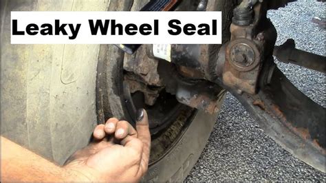 leaking wheel seal semi|How to Replace Wheel Seal On A Semi Truck Step by Step